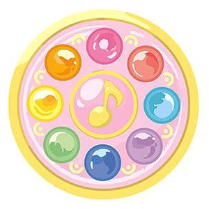 Ojamajo Doremi Synthetic Leather Mirror (Large) (Anime Toy)
