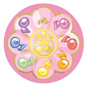 Ojamajo Doremi # Synthetic Leather Mirror (Large) (Anime Toy)