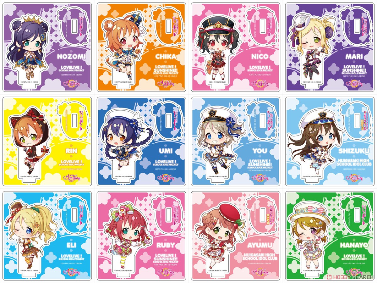 Love Live! School Idol Festival All Stars Mini Acrylic Stand Chika Takami Gemini Star Bright Deformed Ver. (Anime Toy) Other picture1