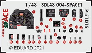 P-51D-15 Space (for Eduard) (Plastic model)