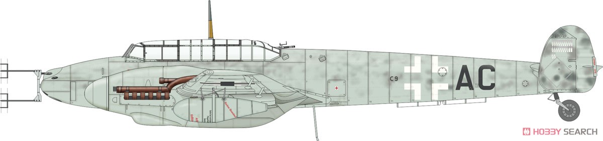 Bf110G-4 プロフィパック (プラモデル) 塗装4