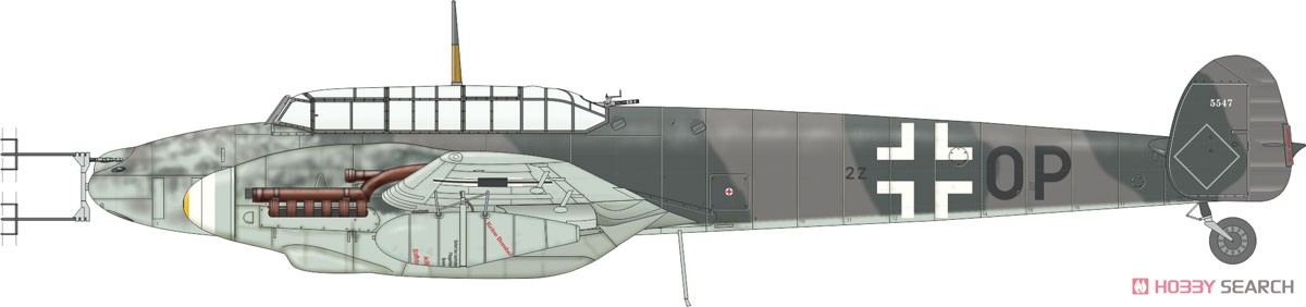 Bf110G-4 プロフィパック (プラモデル) 塗装5