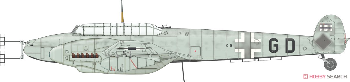 Bf110G-4 プロフィパック (プラモデル) 塗装6
