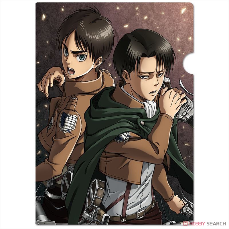 Attack on Titan Clear File Q [Eren & Levi] (Anime Toy) Item picture2