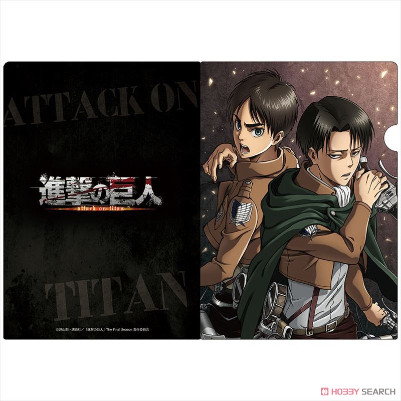 Attack on Titan Clear File Q [Eren & Levi] (Anime Toy) Item picture4