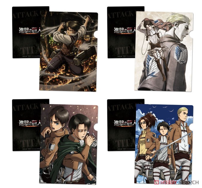 Attack on Titan Clear File Q [Eren & Levi] (Anime Toy) Other picture1