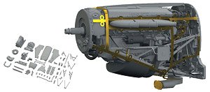Spitfire Mk.I Engine (for Eduard) (Plastic model)