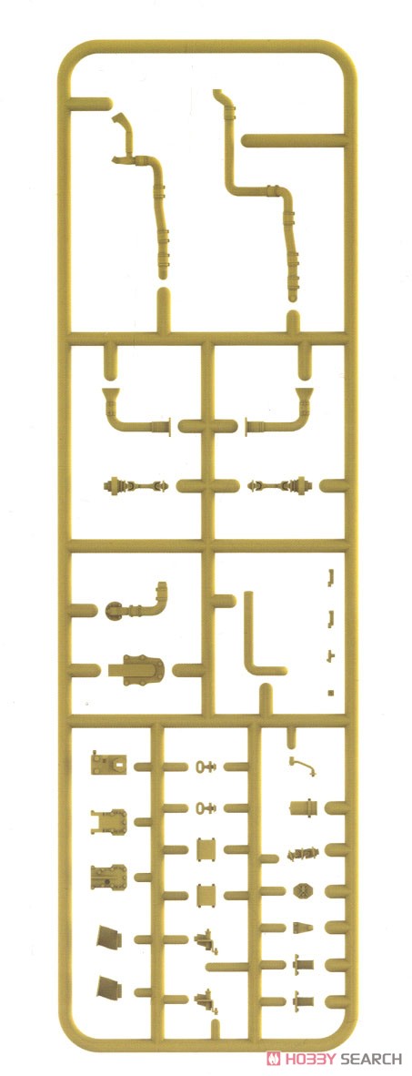 タイガー戦車用エンジン配管 パーツ (RFM5003/5010/5025用) (プラモデル) 設計図3