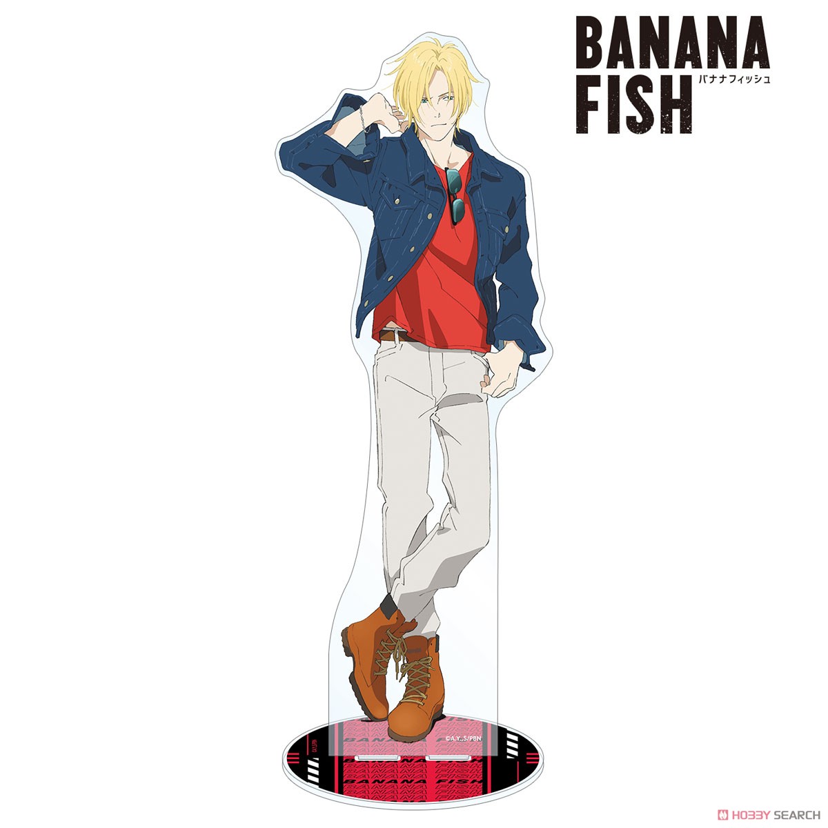 Banana Fish [Especially Illustrated] Ash Lynx Denim Ver. Big Can Badge ( Anime Toy) Hi-Res image list