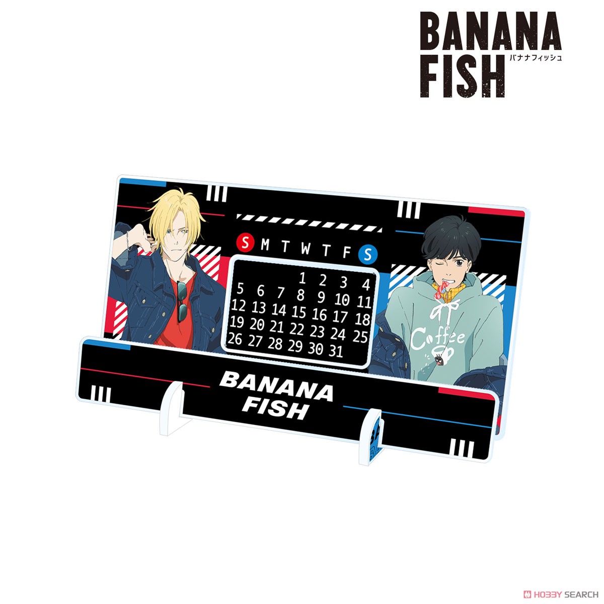 Banana Fish [Especially Illustrated] Denim Ver. Desktop Acrylic Perpetual Calendar (Anime Toy) Item picture1