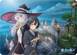 Character Universal Rubber Mat Wandering Witch: The Journey of Elaina [Elaina & Saya] (Anime Toy)