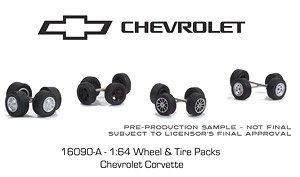 Auto Body Shop - Wheel & Tire Packs Series 5 - Chevrolet Corvette (ミニカー)