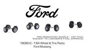 Auto Body Shop - Wheel & Tire Packs Series 5 - Ford Mustang (ミニカー)