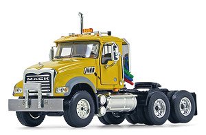 Mack Granite MP Cab Only Yellow (Diecast Car)