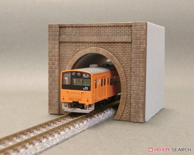 トンネルポータル＆ライナー 未塗装キット (狭小トンネル・単線レンガ仕様) (組み立てキット) (鉄道模型) その他の画像2