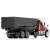 Mack Granite with Tub-Style Roll-Off Container Red/Black (Diecast Car) Item picture2