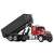 Mack Granite with Tub-Style Roll-Off Container Red/Black (Diecast Car) Item picture3