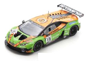 Lamborghini Huracan GT3 Evo No.19 GRT Grasser Racing Team 24H Spa 2019 A.Santamato (ミニカー)