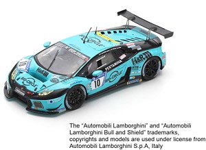 Lamborghini Huracan GT3 No.10 Konrad Motorsport 24H Nurburgring 2018 M.di Martino (ミニカー)