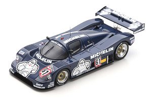 Sauber C9 No.61 Winner Nurburgring Supercup 1987 Jean-Louis Schlesser (ミニカー)