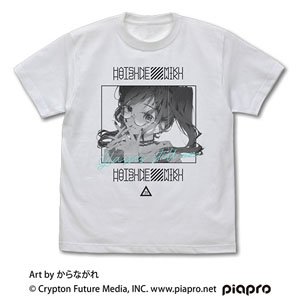 初音ミク Tシャツ からながれVer. WHITE M (キャラクターグッズ)