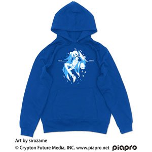 Hatsune Miku Pullover Parka Sirozame Ver. Royal Blue M (Anime Toy)