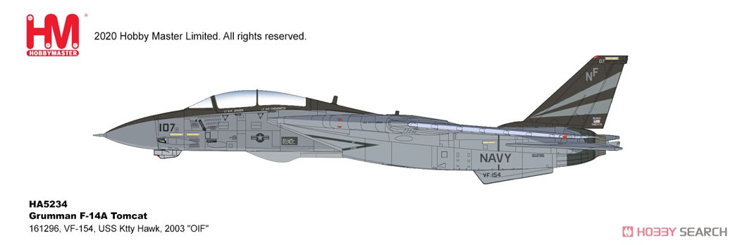 F-14A トムキャット 第154戦闘飛行隊 `オペレーション・イラク・フリーダム 2003` (完成品飛行機) 商品画像1