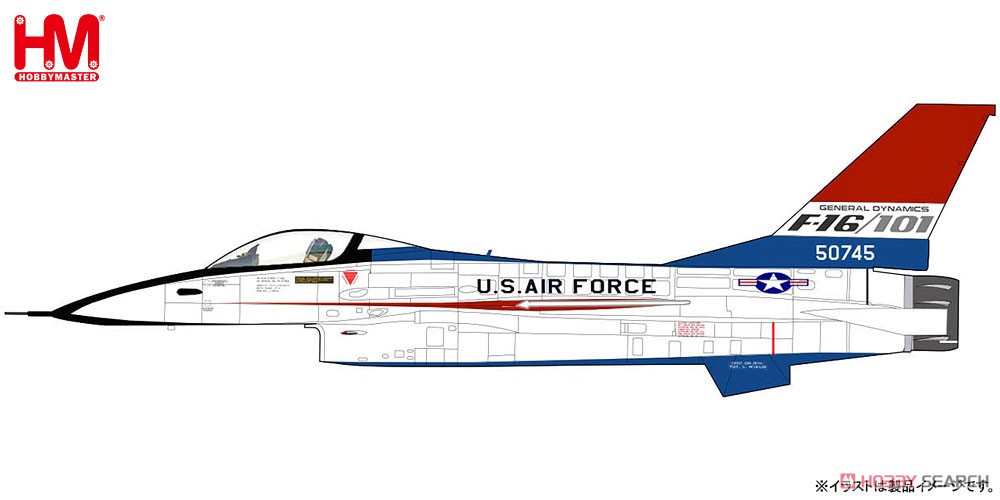 F-16/101 `アメリカ空軍 75-0745` (完成品飛行機) その他の画像1
