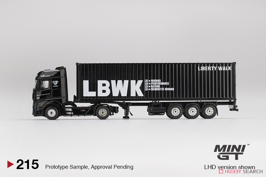 メルセデスベンツ アクトロス 40ftコンテナ `LBWK`付属 (左ハンドル) (ミニカー) 商品画像3