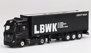 Mercedes-Benz Actros with 40ft Container `LBWK` (RHD) (Diecast Car)