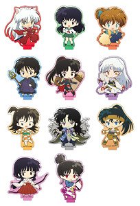Inuyasha Mini Acrylic Stand Puni Chara (Set of 11) (Anime Toy)