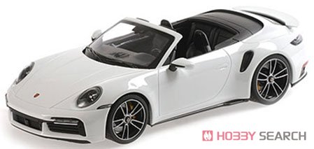 Porsche 911 (992) Turbo S Cabriolet 2020 White Metallic (Diecast Car) Item picture1