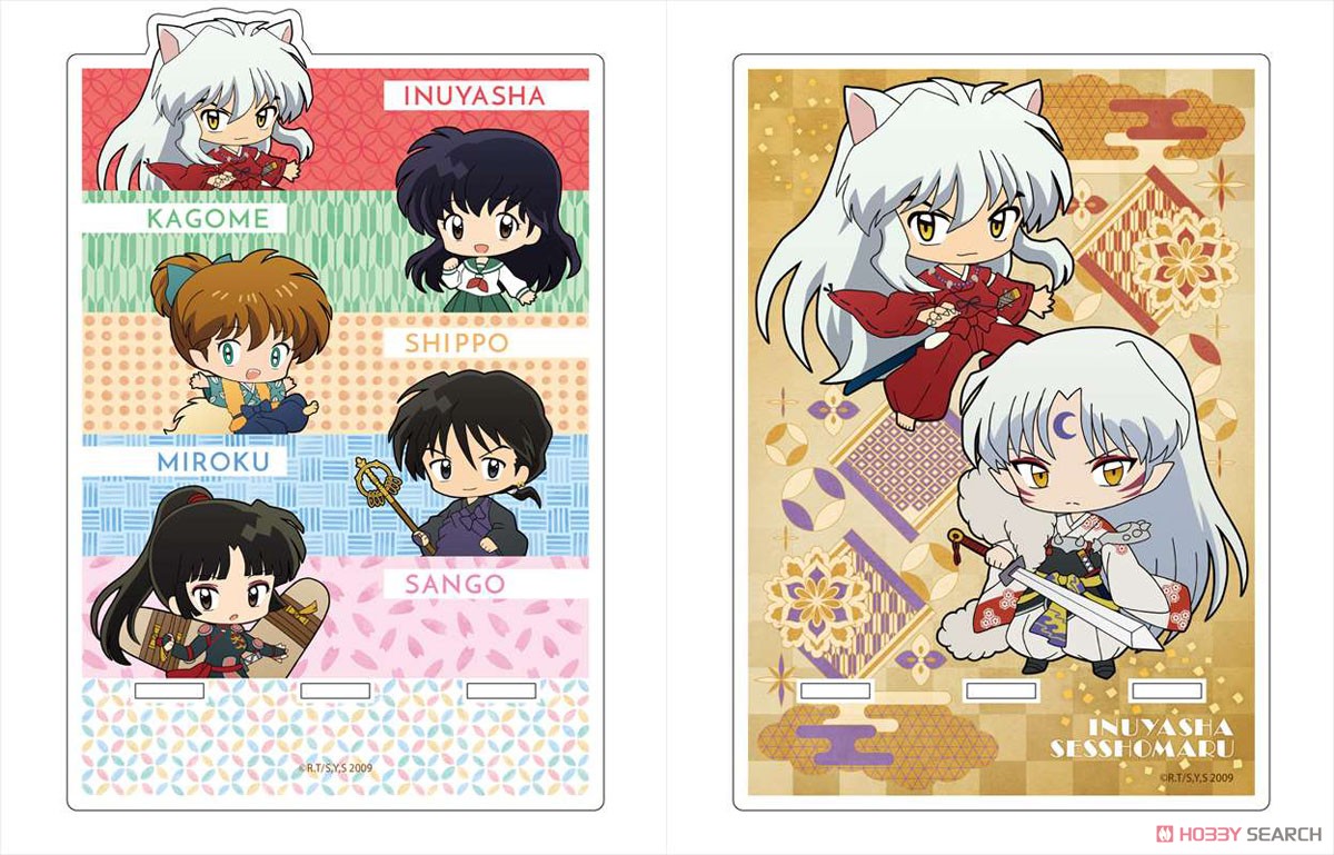 Inuyasha Acrylic Smart Phone Stand Puni Chara B (Anime Toy) Other picture1
