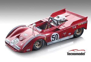 フェラーリ 712 カンナム ワトキンスグレン 1971 #50 SEFACチーム M.Andretti (ミニカー)