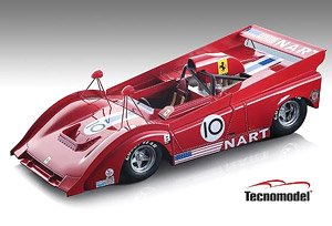 フェラーリ 712 カンナム ワトキンスグレン 1974 #10 NARTチーム B.Redman (ミニカー)