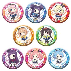 Dropout Idol Fruit Tart Trading Tehepero Kirakira Can Badge (Set of 8) (Anime Toy)