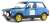Autobianchi A112 Mk.V Abarth Rally Chardonnay 1980 (Blue) (Diecast Car) Item picture1