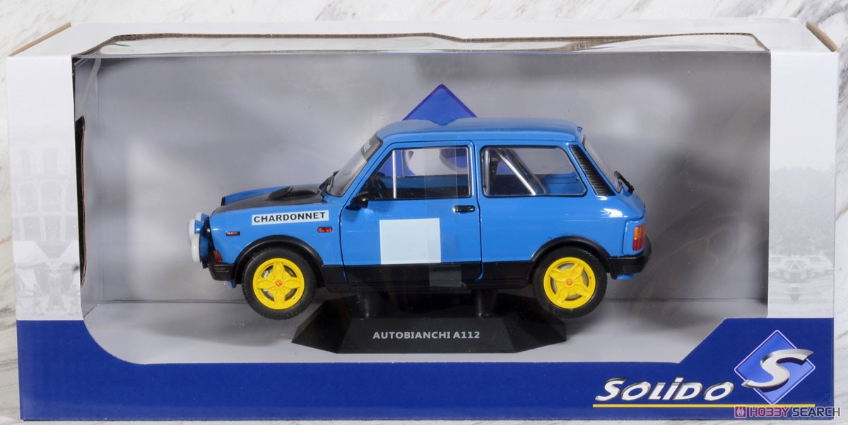 Autobianchi A112 Mk.V Abarth Rally Chardonnay 1980 (Blue) (Diecast Car) Package1