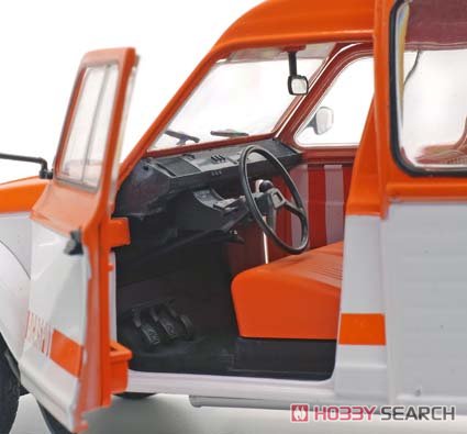 Citroen Acadiane Acaspot 1984 (White / Orange) (Diecast Car) Item picture6