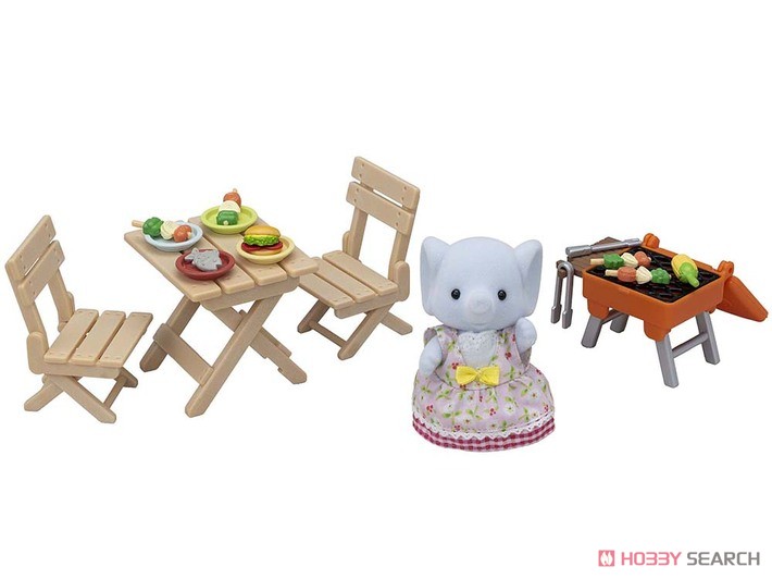 Outdoor barbecue set Elephant girl (Sylvanian Families) Item picture1