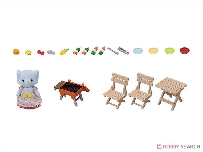 Outdoor barbecue set Elephant girl (Sylvanian Families) Item picture2