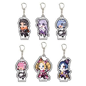 Acrylic Key Ring [Re:Zero -Starting Life in Another World-] 01 Box (Set of 6) (Anime Toy)
