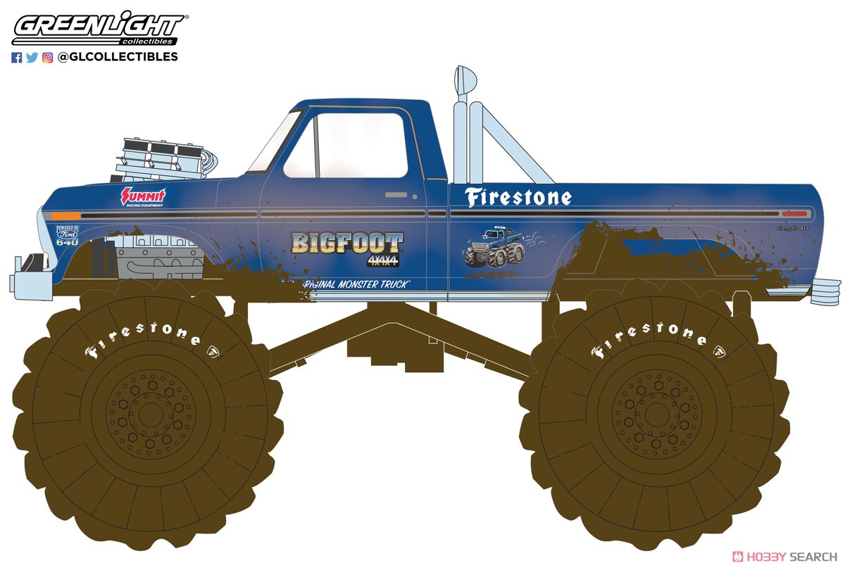 Kings of Crunch Bigfoot #1 The Original Monster Truck (1979) 1974 Ford F-250 Monster Truck (ミニカー) その他の画像1