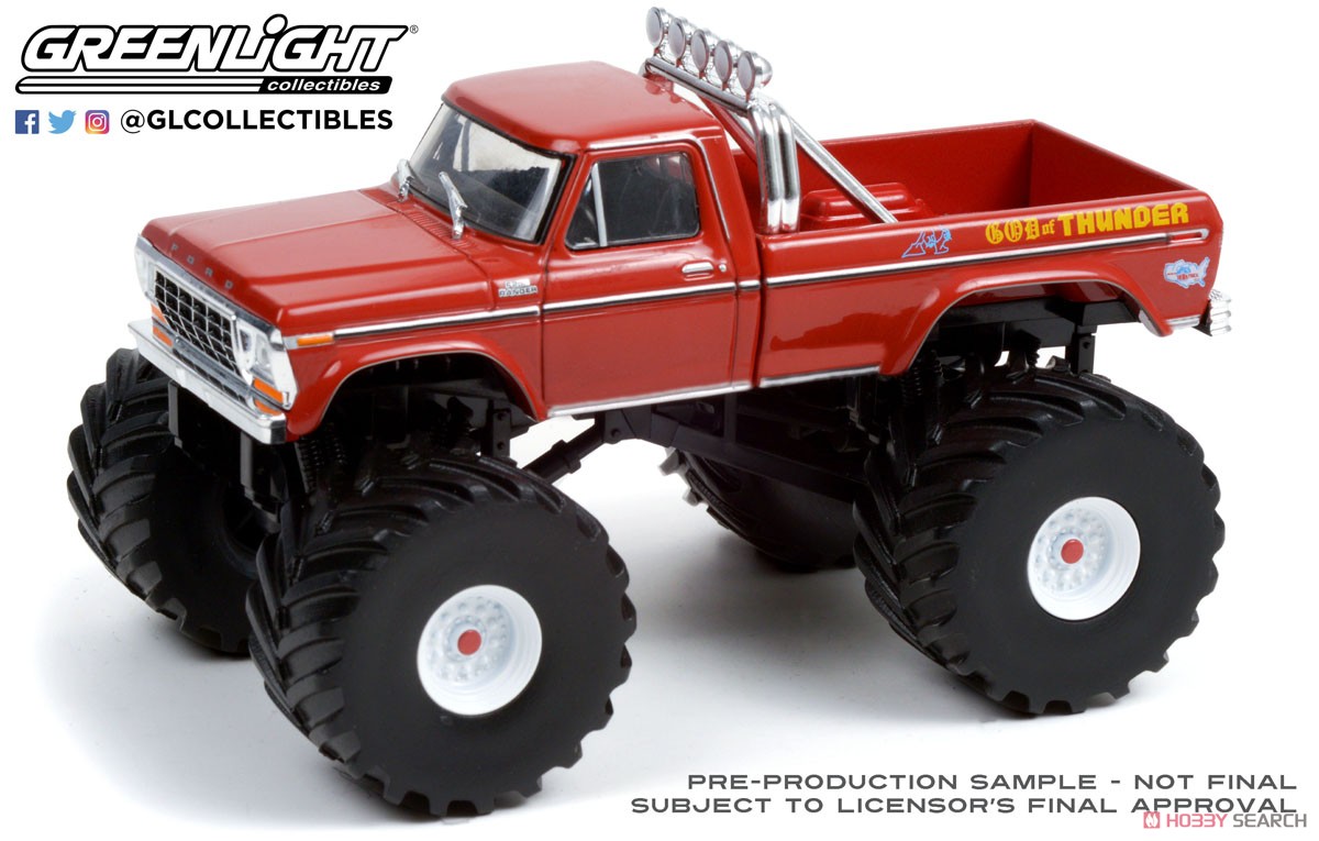 Kings of Crunch - God of Thunder - 1979 Ford F-250 Monster (with 66-Inch Tires) (ミニカー) 商品画像1