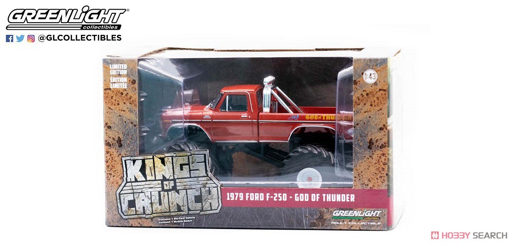 Kings of Crunch - God of Thunder - 1979 Ford F-250 Monster (with 66-Inch Tires) (ミニカー) パッケージ1