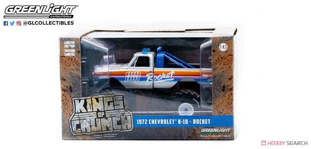 Kings of Crunch - Rocket - 1972 Chevrolet K-10 Monster Truck (with 66-Inch Tires) (ミニカー) パッケージ1
