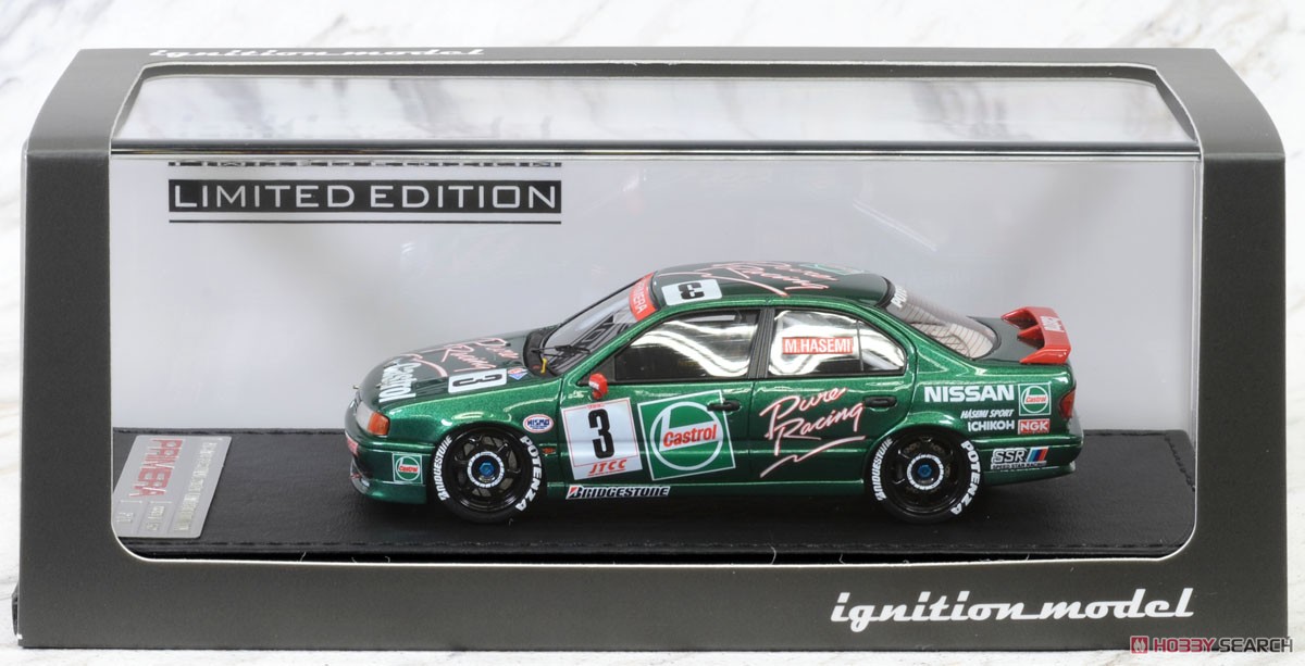 NISSAN PRIMERA (#3) 1994 JTCC With Mini T-shirt (ミニカー) パッケージ2