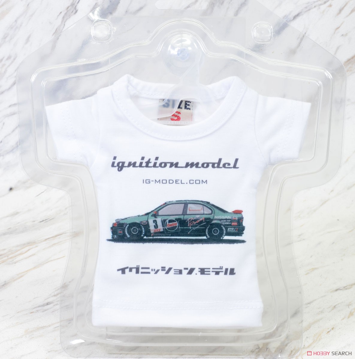 NISSAN PRIMERA (#3) 1994 JTCC With Mini T-shirt (ミニカー) パッケージ3