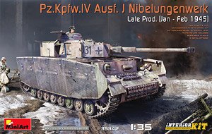 Pz.Kpfw.IV Ausf.J Nibelungenwerk Late Prod. (Jan - Feb 1945) Interior Kit (Plastic model)