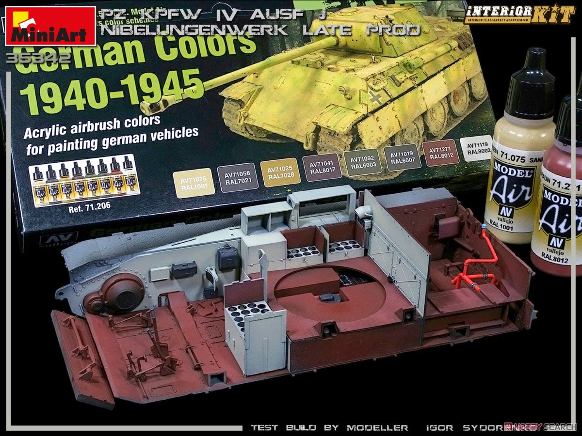 IV号戦車J型ニーベルンゲン工場製 後期型 (1945年1月～2月) フルインテリア (内部再現) (プラモデル) その他の画像1